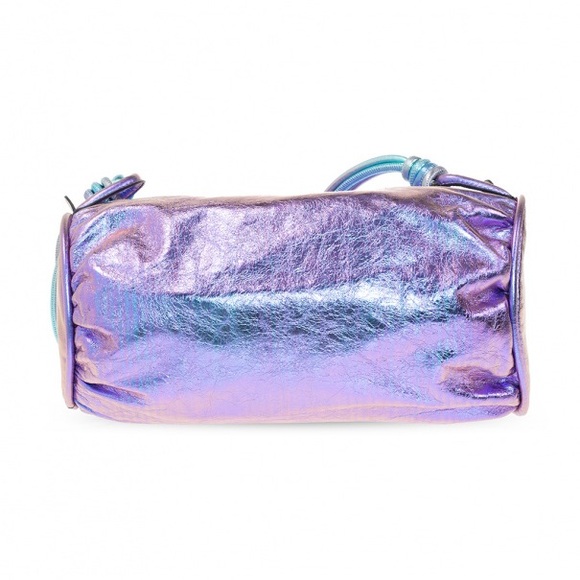 ISABEL MARANT BAG PURPLE METALLIC LEATHER BNWT HTF SOLD OUT EVERYWHERE - Picture 10 of 14